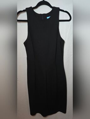 J. McLaughlin Classic Perfect Little Black Sleeveless Sheath Dress LBD Medium
